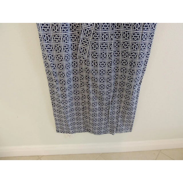 Wearable Blue and White Cotton Printed Fabric Kimono. Graphic Asian pattern. Size: 53"W x 55"Long 15"Long sleeves from...