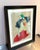 Asian Asian Style Textile/Hair Woman Framed Collage For Sale - Image 3 of 5