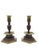 Brown Swedish Baroque Style Candleholders by Ystad Brons, 1940s, Set of 2 For Sale - Image 8 of 8