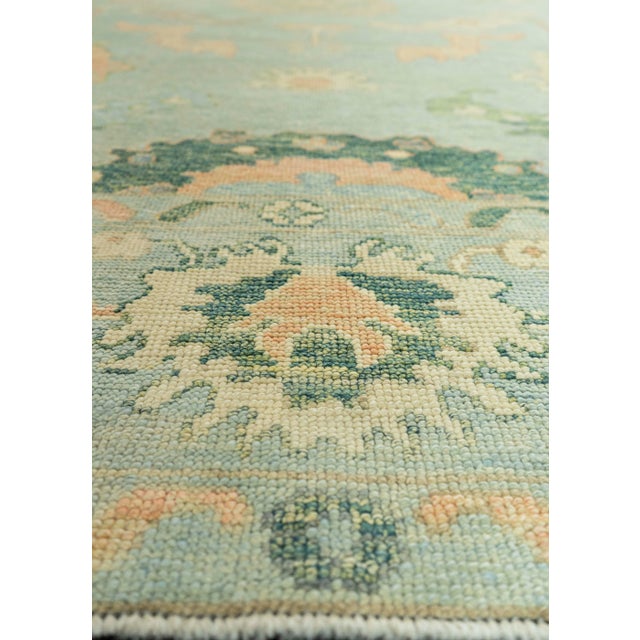Contemporary Turkish Oushak Rug 8'8" x 12'3" For Sale - Image 3 of 4