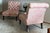 Bernhardt Pair of Martha Stewart for Bernhardt Tufted Slipper Chairs For Sale - Image 4 of 10