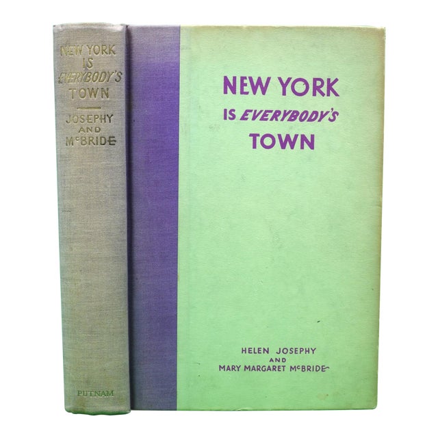 "New York Is Everybody's Town" 1939 Josephy, Helen and McBride, Mary Margaret For Sale