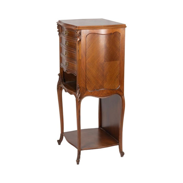 Antique Art Nouveau French Chest of Drawers, 1890s For Sale - Image 6 of 15