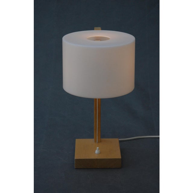 White Model 119 Table Lamp by Uno & Östen Kristiansson for Luxus, Sweden, 1960s For Sale - Image 8 of 18