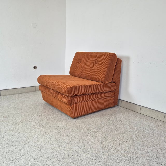Space Age Fold Out Extendable Lounge Chair, 1970s For Sale - Image 12 of 12