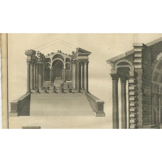 Bernard de Montfaucon, Basilica Interior, 1721, Engraving For Sale - Image 6 of 12
