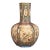 Mid 20th Century Elegant Hexagonal Chinese Porcelain Vase With Gilt Accents & Bird Cartouches For Sale