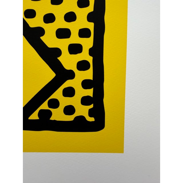 Paper Keith Haring (1958-1990), Untitled, 1984, (Pyramid With UFOs),Copyright Keith Haring Foundation, Licensed by Artestar New York, Printed in the Uk 4/51 For Sale - Image 7 of 10