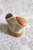 An interesting salt and pepper shaker that is made of antler and has one side for salt and one for pepper. You tip the...