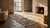 Cornflower Blue 1920s Ivory Geometric Tribal Antique Cotton Agra Rug 4'2" X 6'9" Handknotted Carpet For Sale - Image 8 of 10
