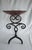 Spanish Revival Vintage Spanish Revival Copper Cup & Scrolled Wrought Iron Candlestick For Sale - Image 3 of 12
