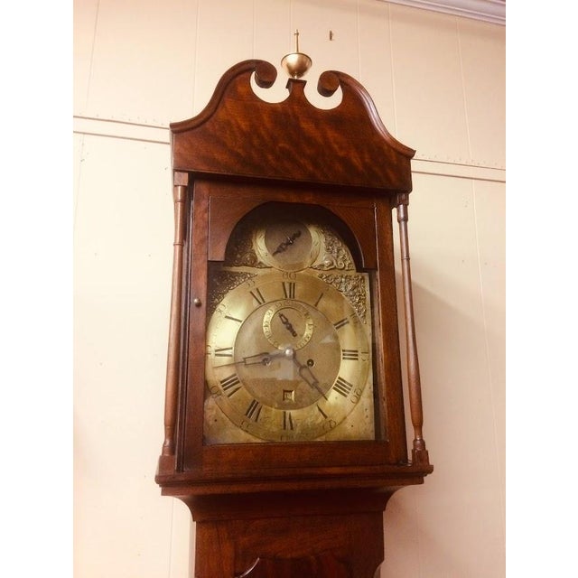 Antique English Clock, John King Clock, Tall Case Clock, Grandfather