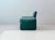 Animal Skin DS-2011 Leather Armchair in Petrol Green from de Sede, Switzerland, 1980s For Sale - Image 7 of 17