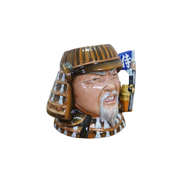 Realism Royal Doulton Japonisme Samurai Warrior 侍 Toby Character Jug For Sale - Image 3 of 11