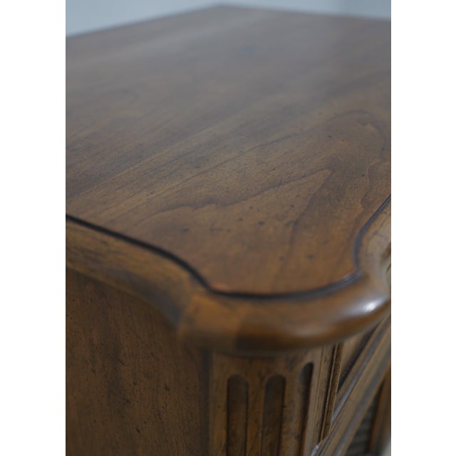 Pair of Henredon Walnut French Style Nightstands For Sale - Image 12 of 18