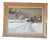 Victor Zolnierowicz, Winter Landscape, 1950s, Large Oil Painting on Canvas, Framed For Sale