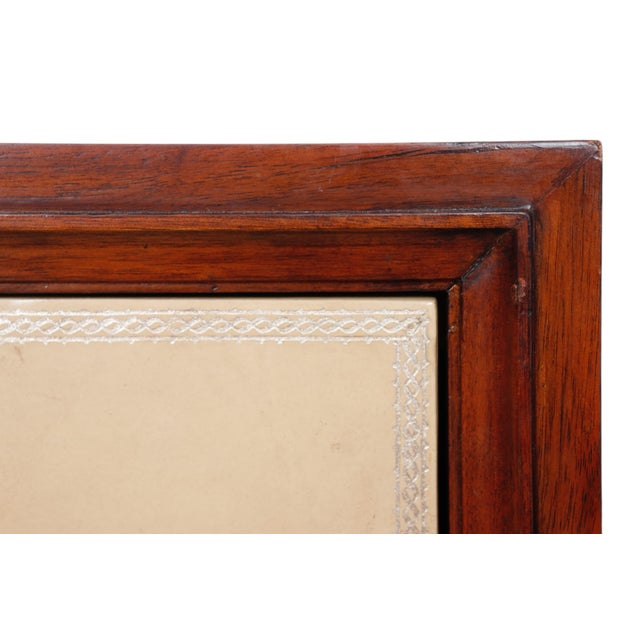 Henredon Henredon Leather Wrapped Chest of Drawers For Sale - Image 4 of 6