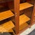 Large Triple Wide Glass Front door Library Case. Original Wavy Glass and all wood Shelves. Excellent condition throughout....
