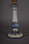 Blue & White Ceramic Table Lamp with Gilded Details, 1970s For Sale - Image 10 of 12