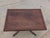 Traditional Mid 20th Century Georgian Mahogany Rectangular Pedestal Cocktail Table With Raised Edge For Sale - Image 3 of 11