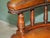 Brown Antique Captain's Desk Chair in Brown Leather, 1880 For Sale - Image 8 of 18