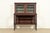 Charles Rohlfs Antique Arts & Crafts Carved Mahogany Sideboard or Bar Cabinet With Leaded Glass Doors, Circa 1900 For Sale - Image 15 of 15