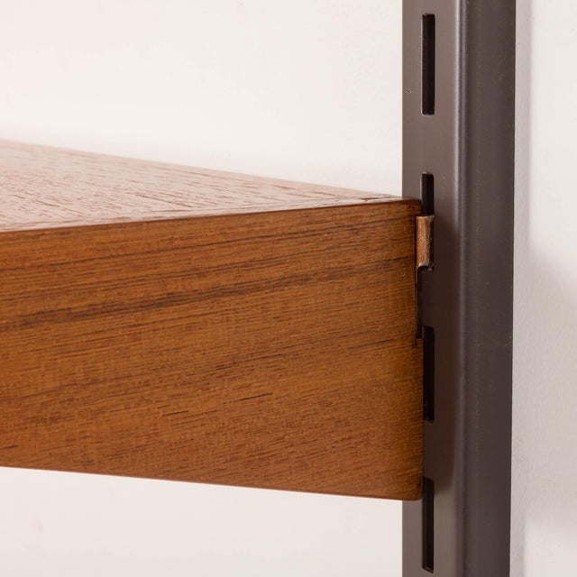 Vintage Teak Shelving Unit by Kai Kristiansen for FM Mobler, 1960s For Sale - Image 11 of 13