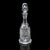1950s Vintage Port Decanter, English, Glass, Silver Label, Spirit Bottle, Mid Century For Sale - Image 5 of 12