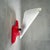 Mid-Century Modern French Red Plastic Adjustable Wall Sconce, 1960s For Sale - Image 15 of 15
