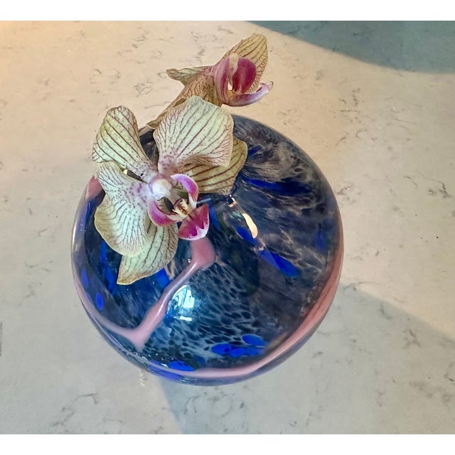 1980s Murano Art Glass Vase Italy 1980s Post Modern Memphis Milano For Sale - Image 5 of 6