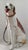 Life Size Glazed Porcelain Borzoi Dog Statue Made in Italy, Circa 1960 For Sale In Atlanta - Image 6 of 13