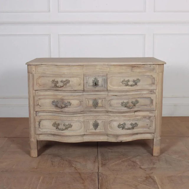 18th Century Bleached Oak Commode For Sale - Image 11 of 11
