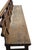 16th Century Antique 111" Elm Wood Bench With Tiered Backrest For Sale - Image 5 of 13