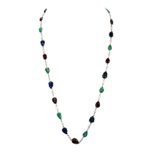 Tutti Frutti Necklace 22" 18k