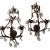 1960s Hollywood Regency Candle Sconces - A Pair For Sale