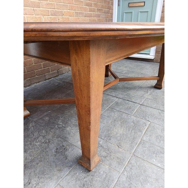 Antique Edwardian Hayrake Extending Refectory Dining Table, 1890s For Sale - Image 9 of 14
