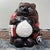 Cheerful Tanuki Statue from Shigaraki, 1970s. This handcrafted statue, made from traditional clay, is a unique eye-...