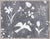 Flower Garden Gris Art Print in Acryic Box by Paule Marrot For Sale
