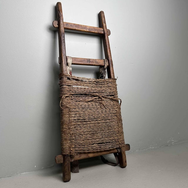Authentic Japanese Backpack Carrier, 1920s For Sale - Image 14 of 14