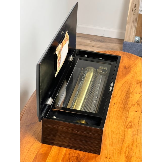 This really great late 19th century Swiss music box is a wonderful example of the craftsmanship and charm that made these...