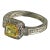 Late 20th Century Yellow Diamond Ring, Size 6.5 For Sale