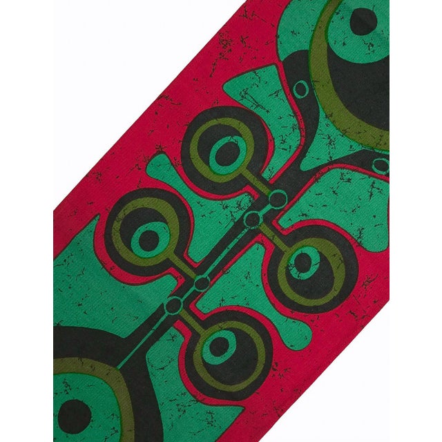 Mid-Century Modern Mid-Century German Pop Art Screen-Printed Wall Hanging by Traute Sänger, 1970s For Sale - Image 3 of 5