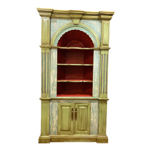 Antique French Country Corner Cabinet