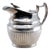 Fluted Silver Milk Jug with Half-Body Design For Sale