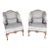 Pair of Early 2000 Deconstucted Style Wingback Chairs For Sale
