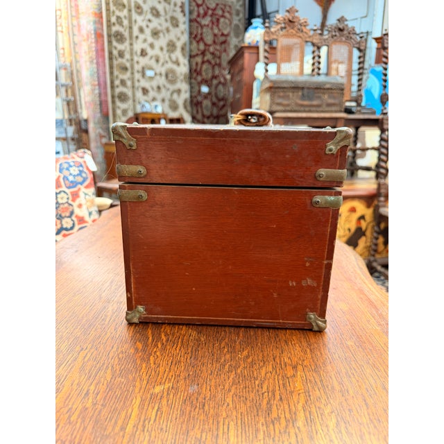 Cabin Antique Abercrombie & Fitch Tackle Box For Sale - Image 3 of 9
