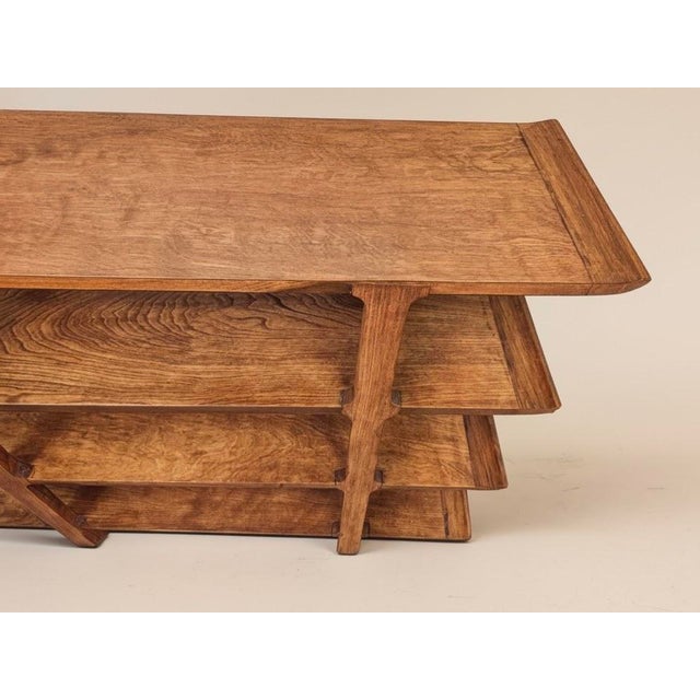 Authentic Mid-Century Modern multi-tier étagère designed by the legendary Edward Wormley for the Drexel "Precedent"...