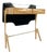 Vintage Brass and Wood Console, 1950s For Sale