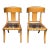 Vintage Klismos Dining Chairs - a Pair For Sale