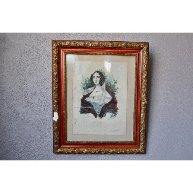 Dopter Paris, Claire, 19th Century, Lithograph, Framed For Sale - Image 10 of 10